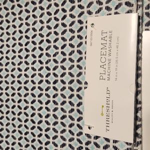 NWT Threshold 100% cotton placemats.